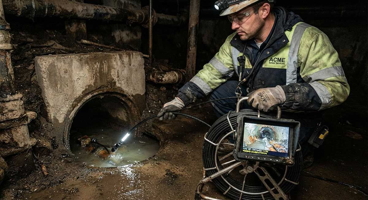 Videoispezione delle tubazioni fognarie: come funziona e quando è necessaria