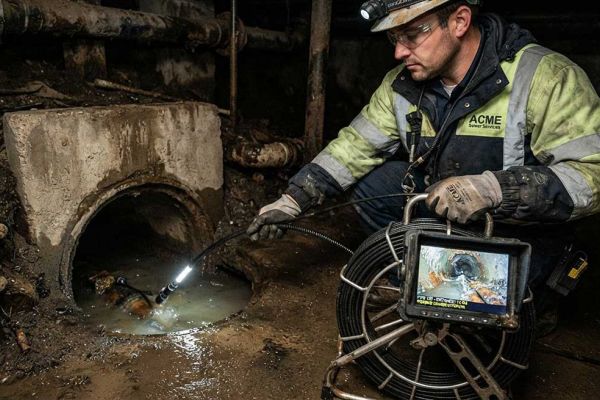 Videoispezione delle tubazioni fognarie: come funziona e quando è necessaria